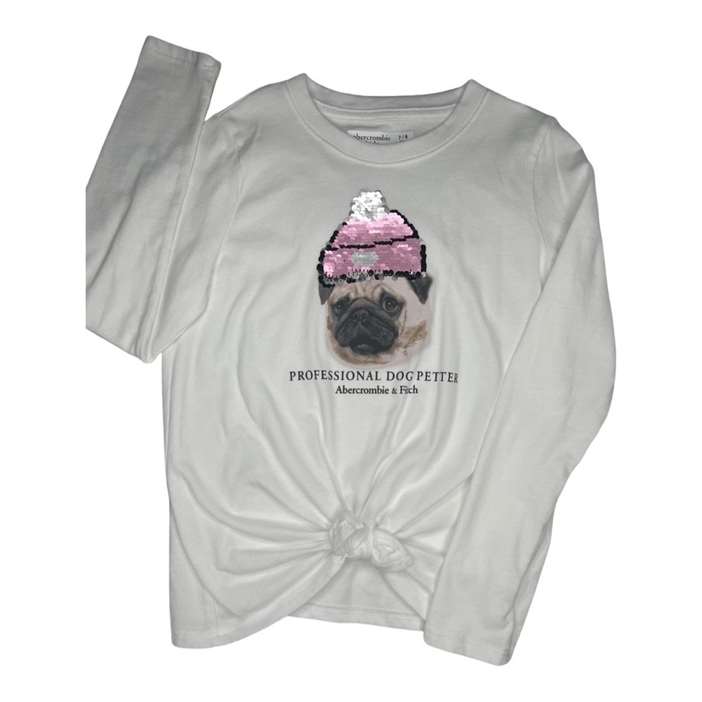 Abercrombie Kids Long Sleeve Sequins Tee!